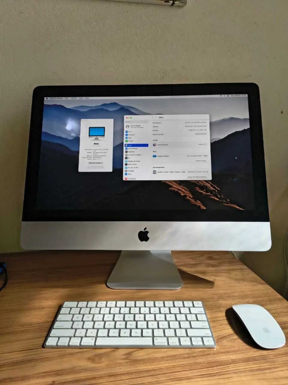 iMac Apple 2011 SSD 1TB 12GB RAM com teclado e mouse originais