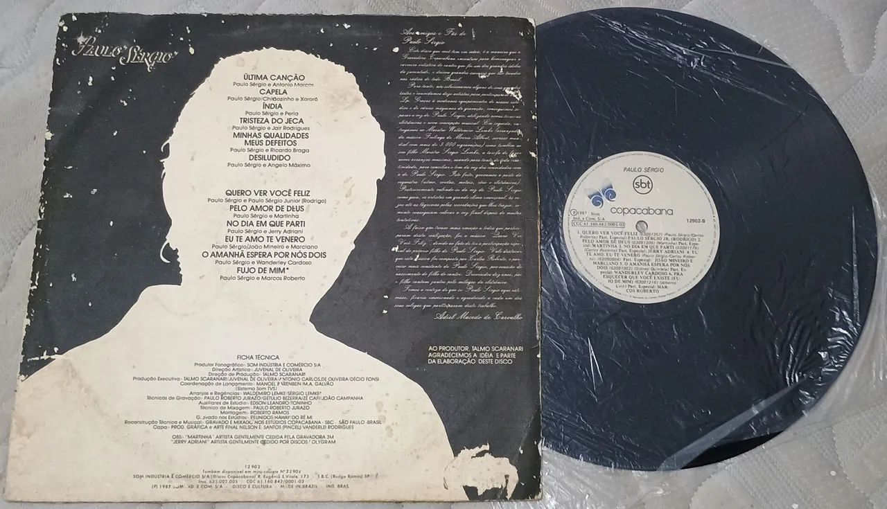 LP Paulo Sérgio - Disco Original Vintage - Foto 4