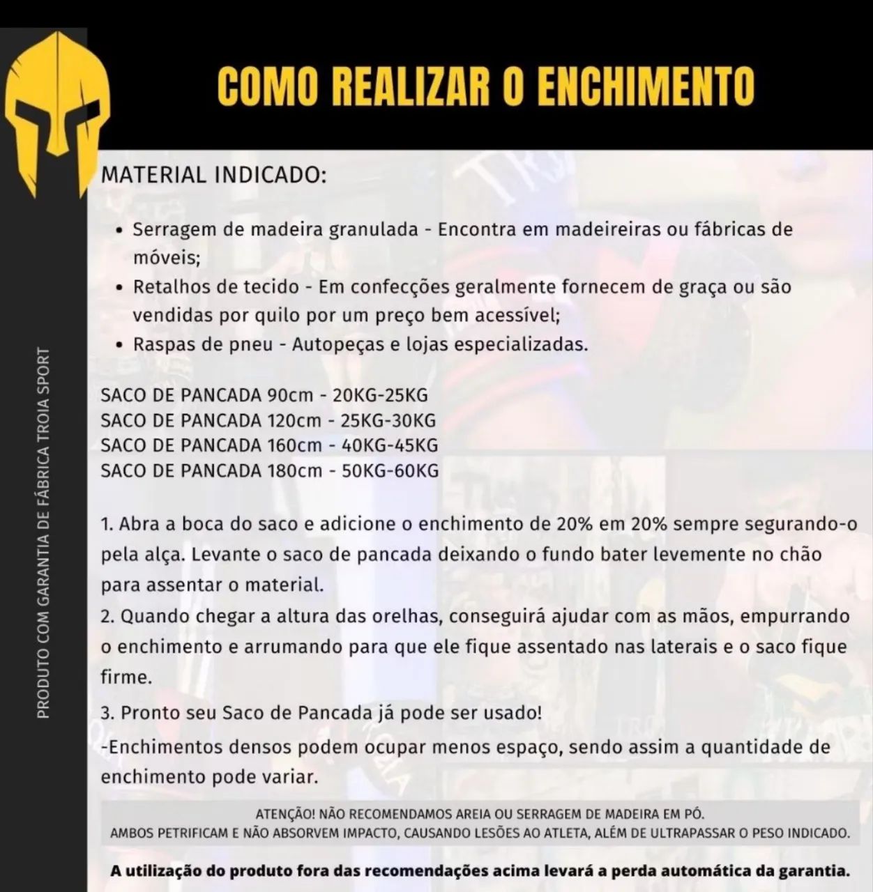 Saco de pancada Tróia  - Foto 4