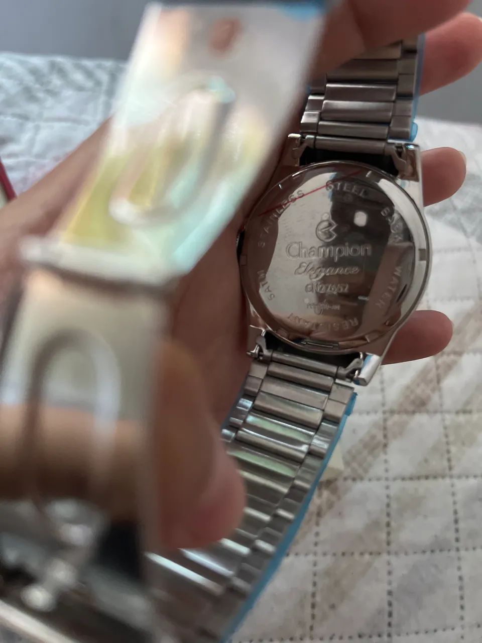 Relógio Champion Elegance prata - NOVO - Foto 3