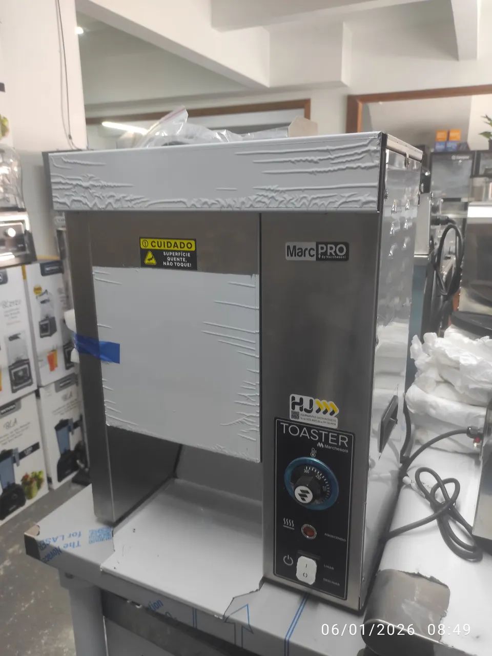 Bh Tostadeira vertical Marchesoni pró Toaster