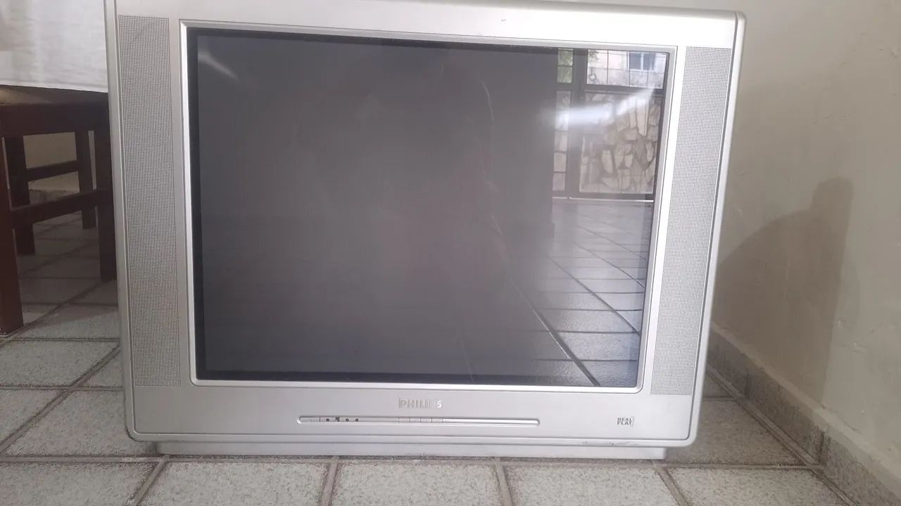 TV Tubo/CRT Retrô PHILLIPS 29" Polegadas - Precisa trocar um componente 
