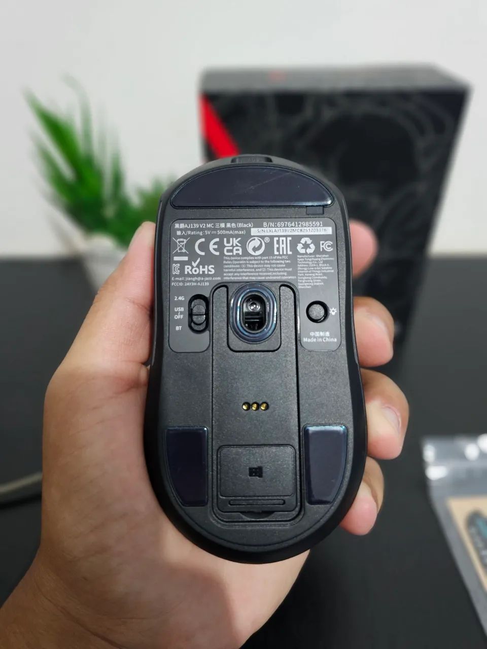 Mouse Gamer Ajazz com Dock de Carregamento - Foto 5