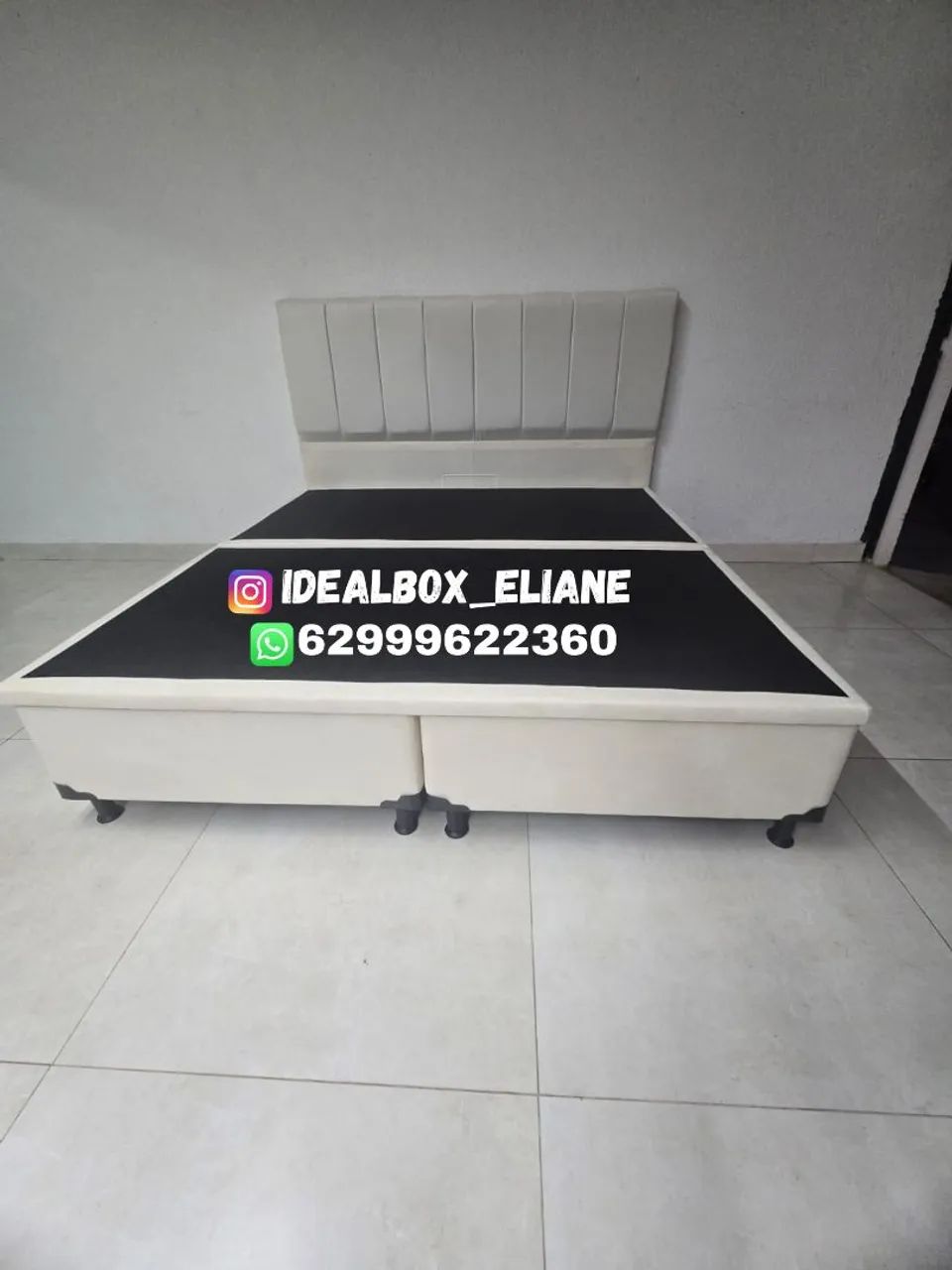 Box baú super king 193×203 - Cabeceira vendida separadamente  - Foto 3