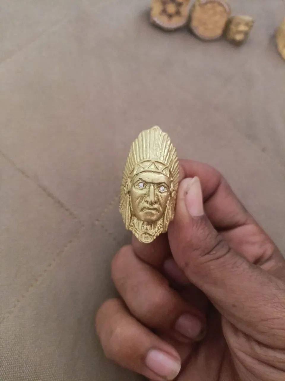 Dedeira de moeda antiga  - Foto 2
