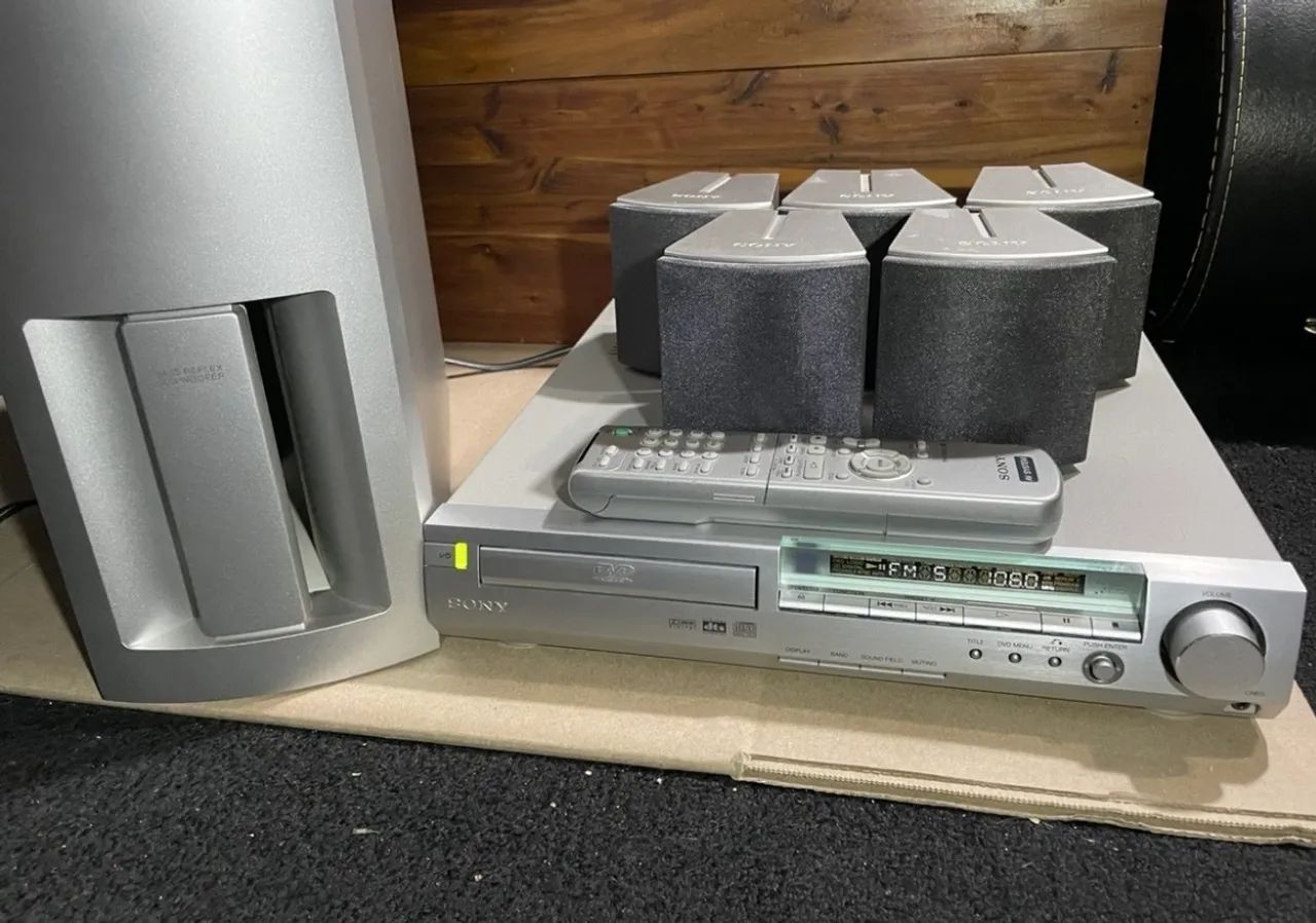 DVD home theater Sony 5.1 subwoofer  - Foto 6