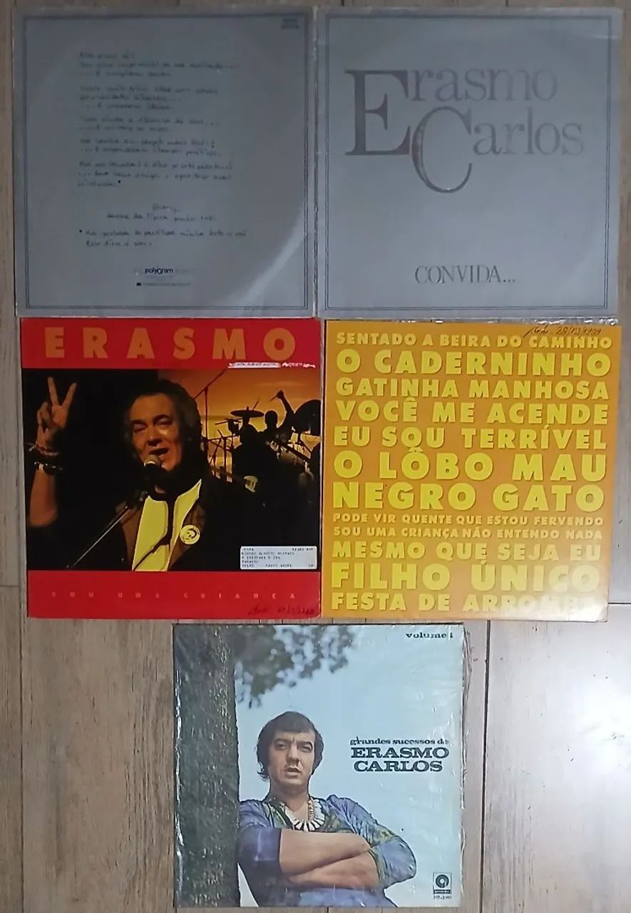 3 Discos de Vinil Erasmo Carlos - Foto 2