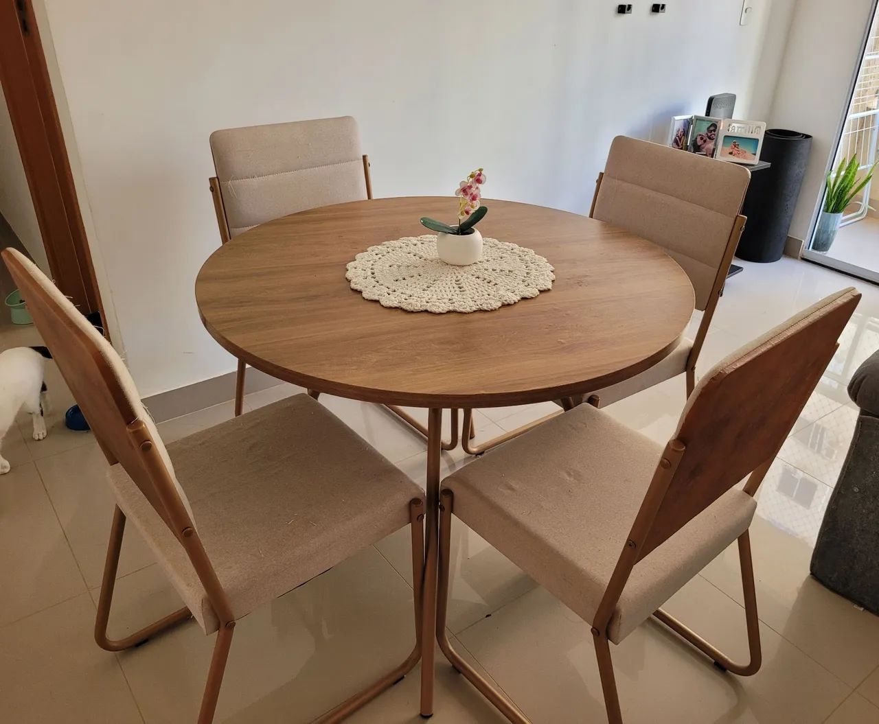 Mesa de jantar com 4 cadeiras  - Foto 2