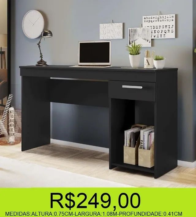 escrivaninha - reposição - compre e retire hoje mesmo  - Foto 2