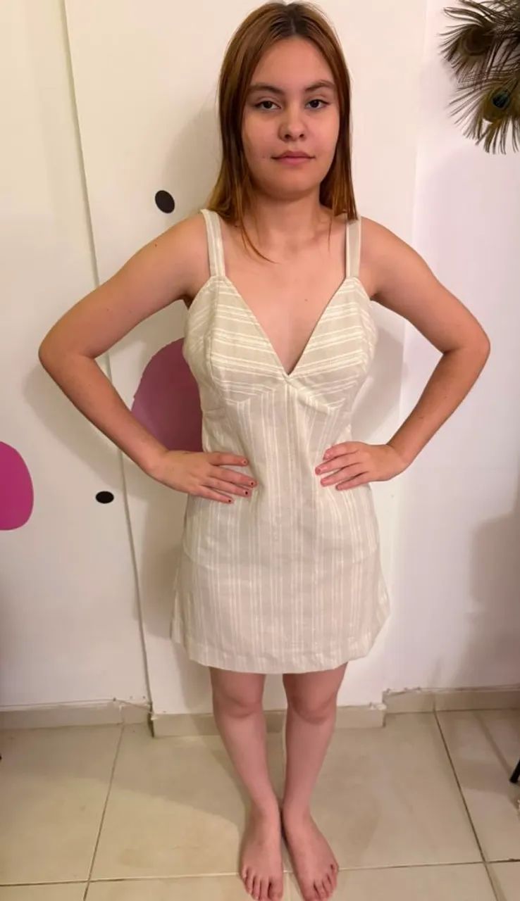 Vestido Bege Lizie P