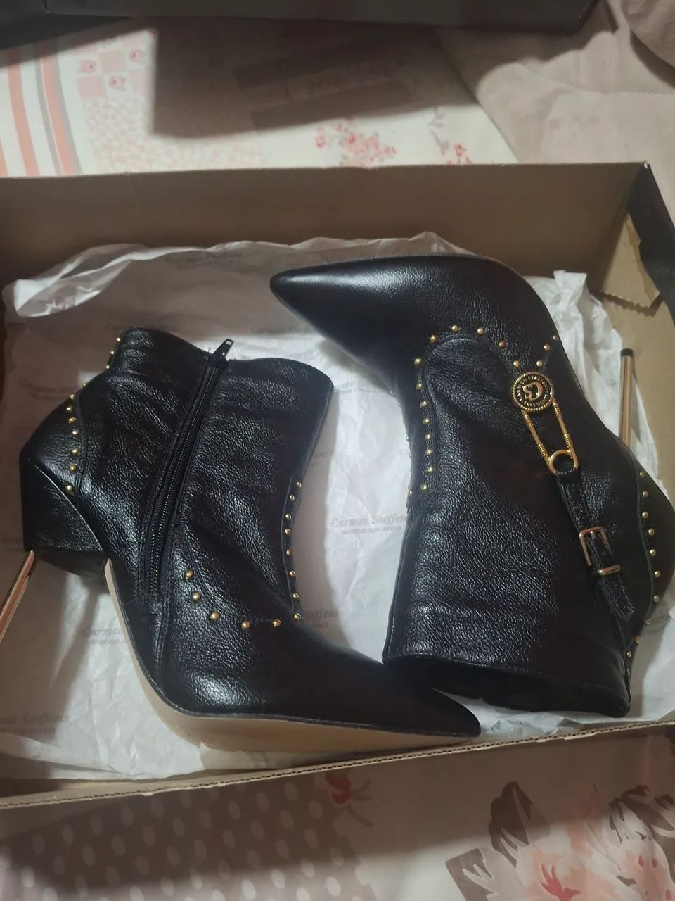 Bota de couro