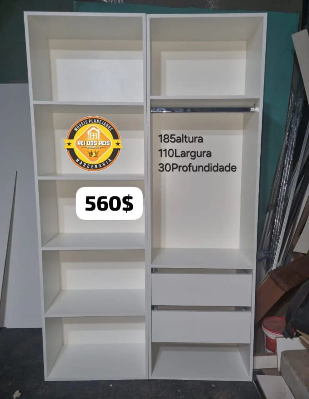 Closet solteiro e casal - Foto 4