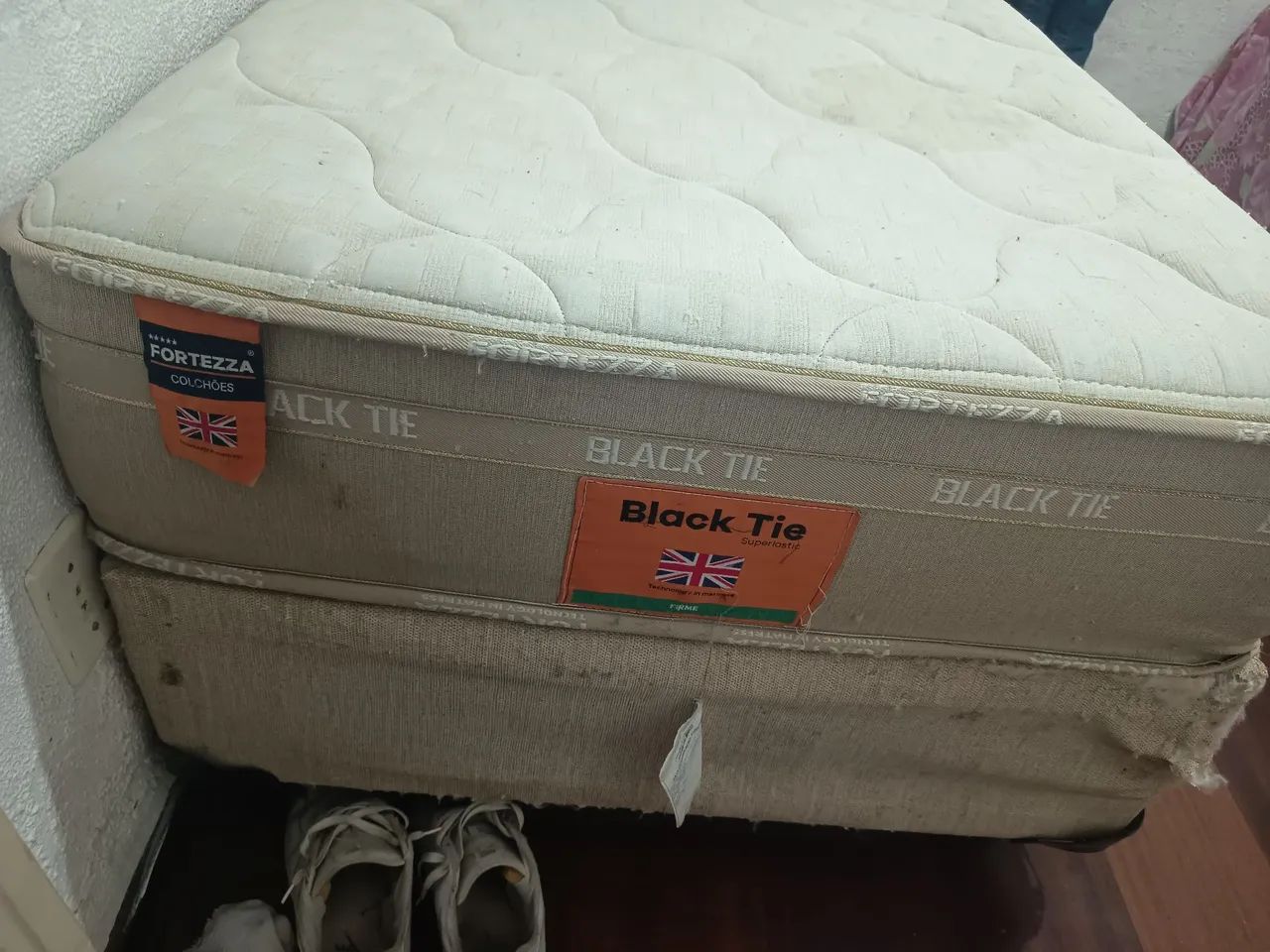 CAMA BOX SOLTEIRO + COLCHÃO FORTEZZA BLACK TIE - Foto 3