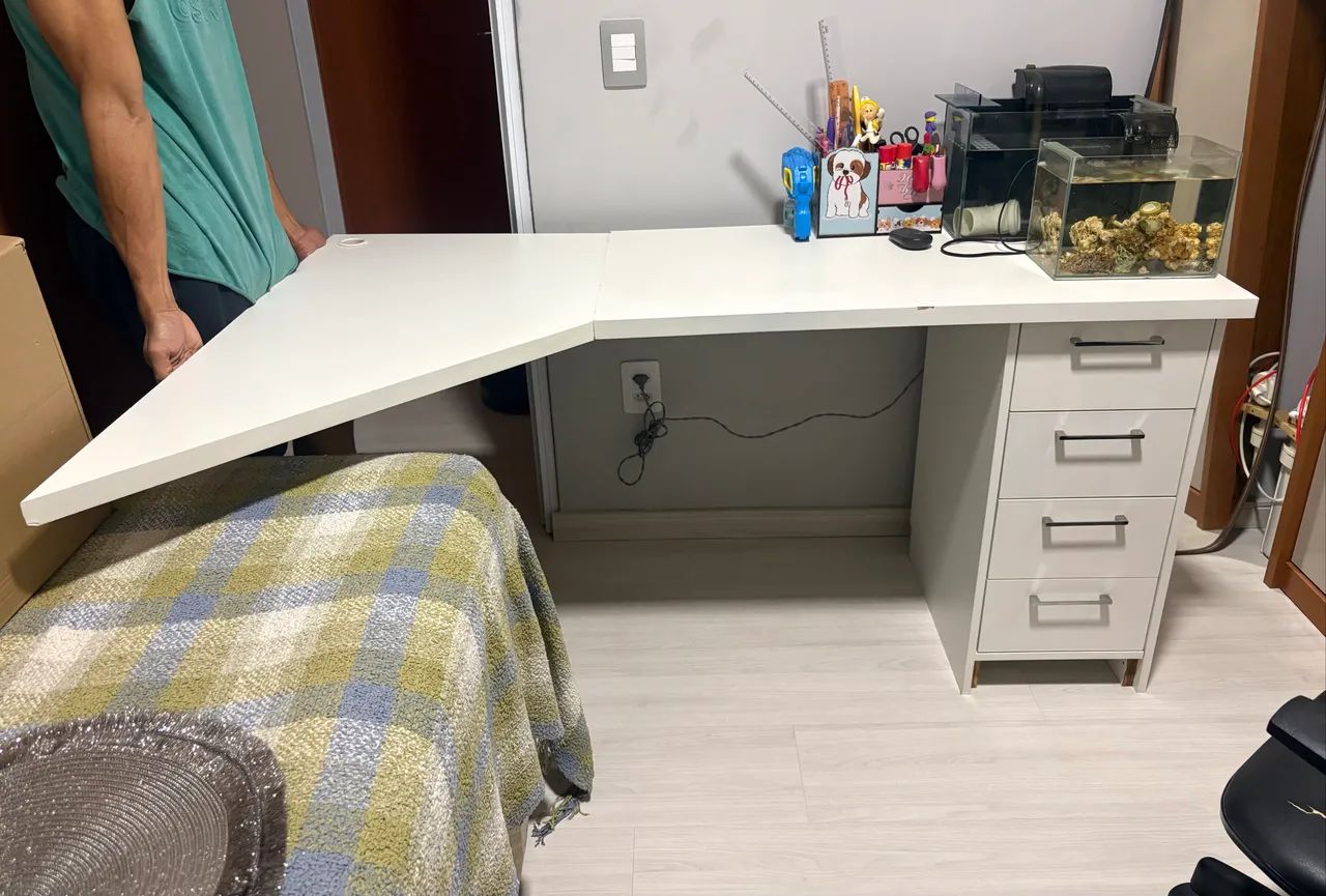 Mesa Escritório - Canto  - Foto 2
