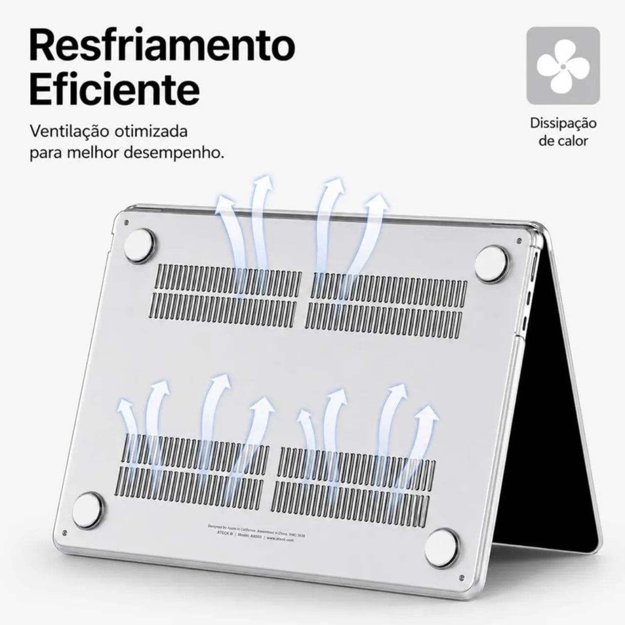 Capa para MacBook Air 15 com Protetor de Teclado - Modelos M2 M3 M4 M5 - Foto 5
