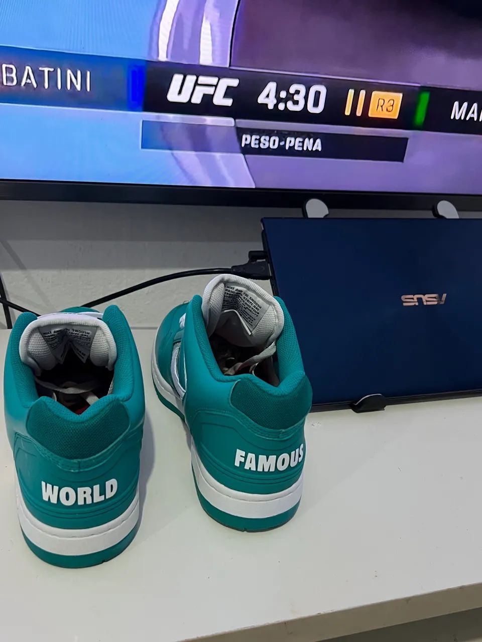 Supreme × Nike SB Air Force 2 Low  Emerald blue  - Foto 4