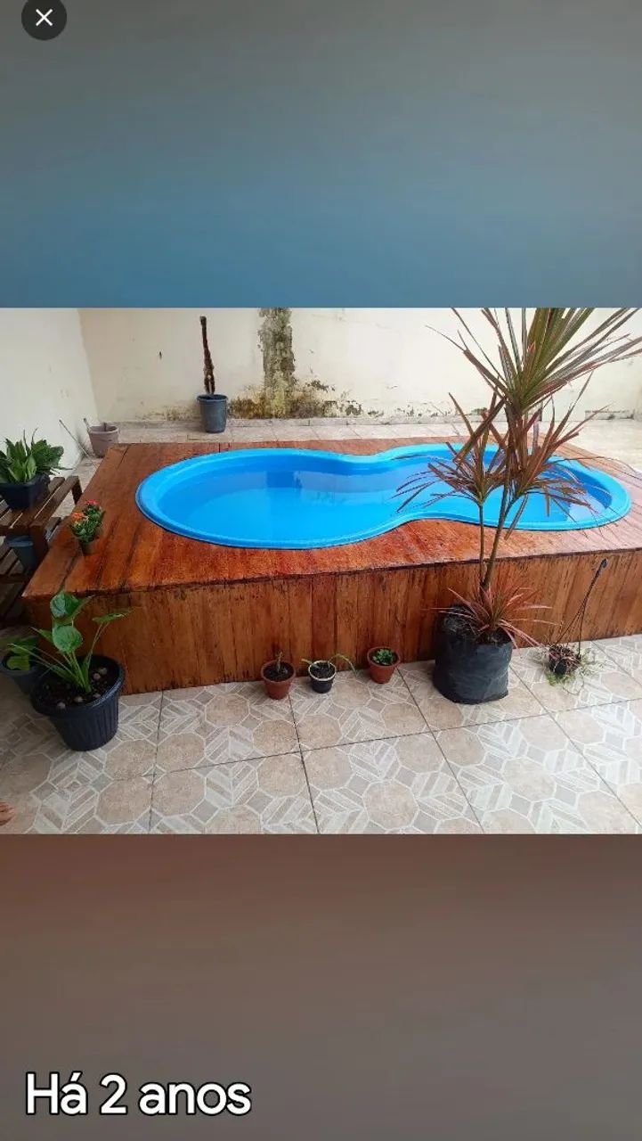 PISCINA AFORT 1 MIL LITROS COM DEK DE PINUS  - Foto 2