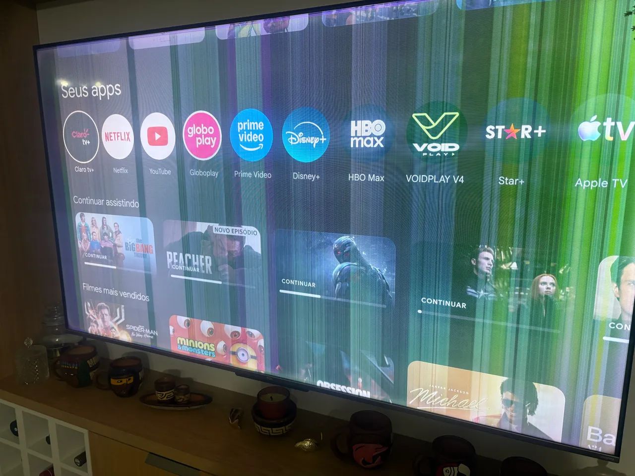 Smart tv 65? TCL com defeito  - Foto 3