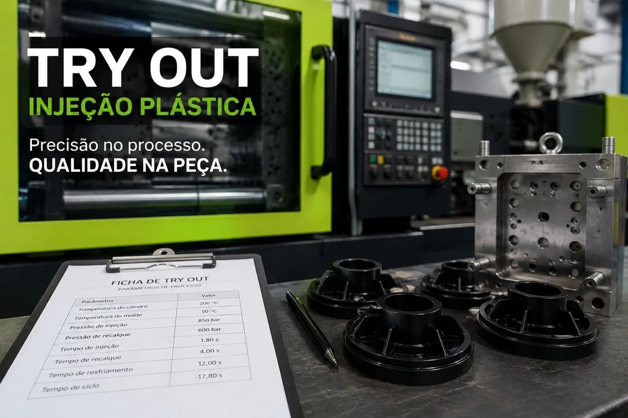 tray out injeção plástica 