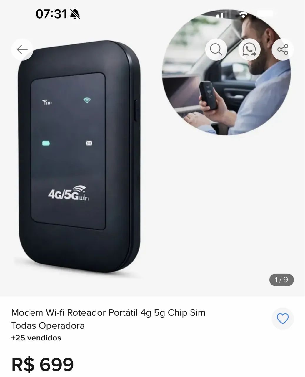 Roteador com chip 4G/5G  - Foto 3