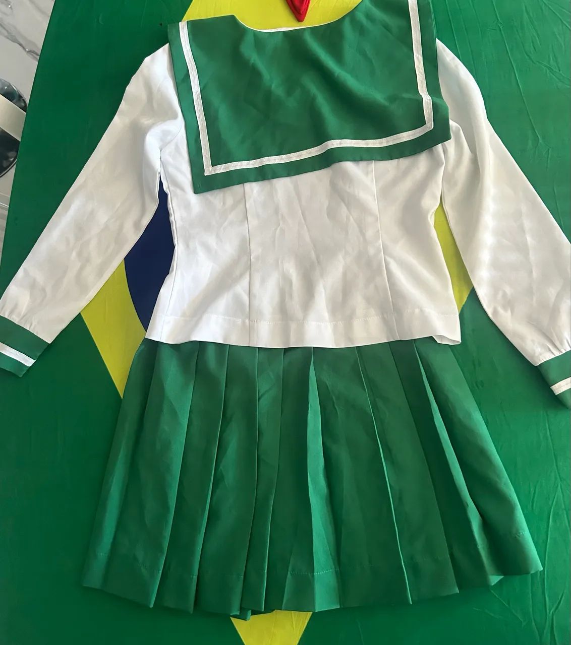 Roupa Cosplay colegial Agome de Inuyasha - Foto 2