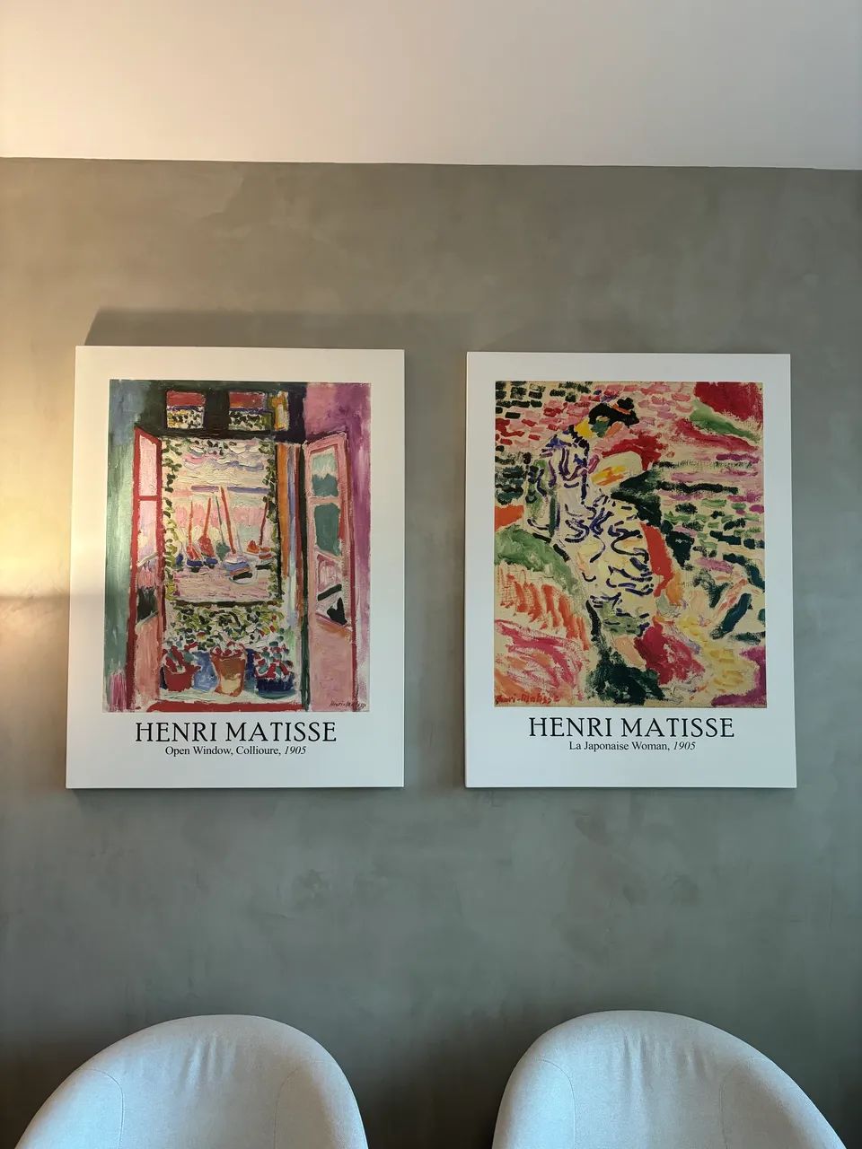 Conjunto quadros matisse 120x90