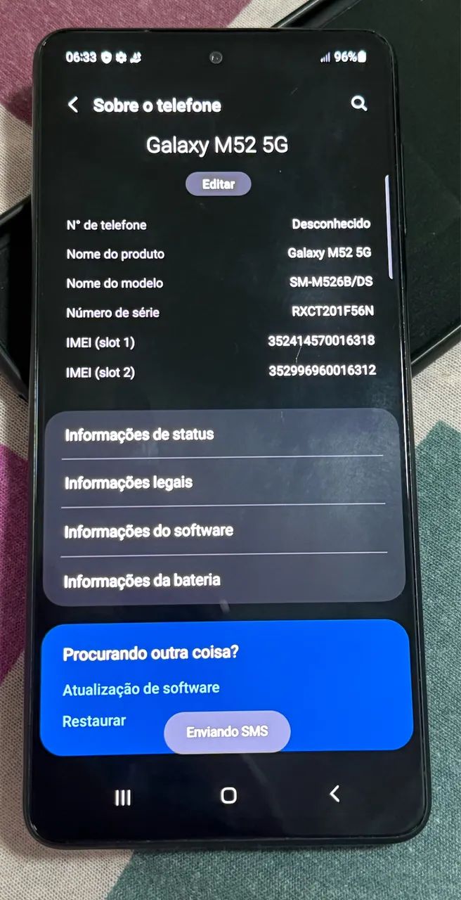 Celular Samsung galaxy M52 de 128 giga - Foto 3