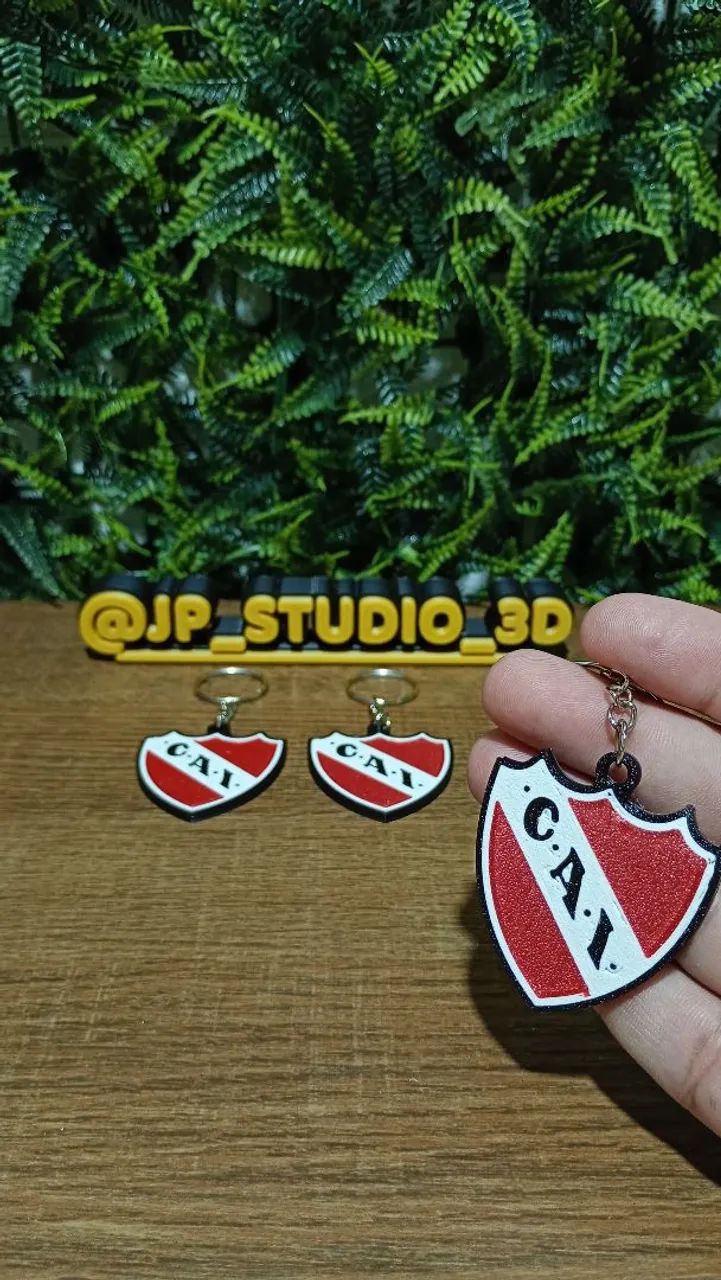 Kit 3 chaveiros do Independiente da Argentina em 3D - Foto 4