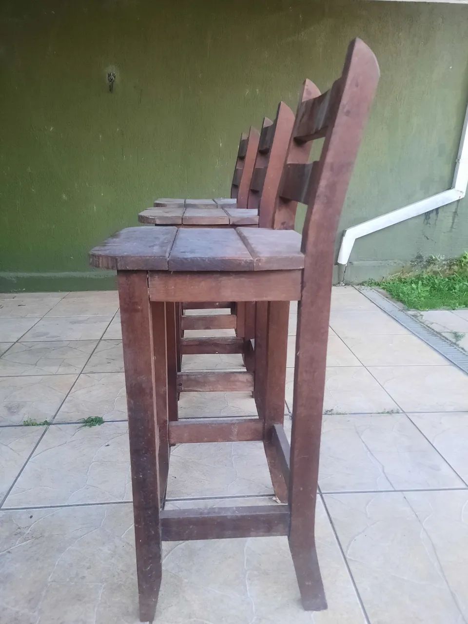 Banquetas Madeira Maciça  - Foto 4