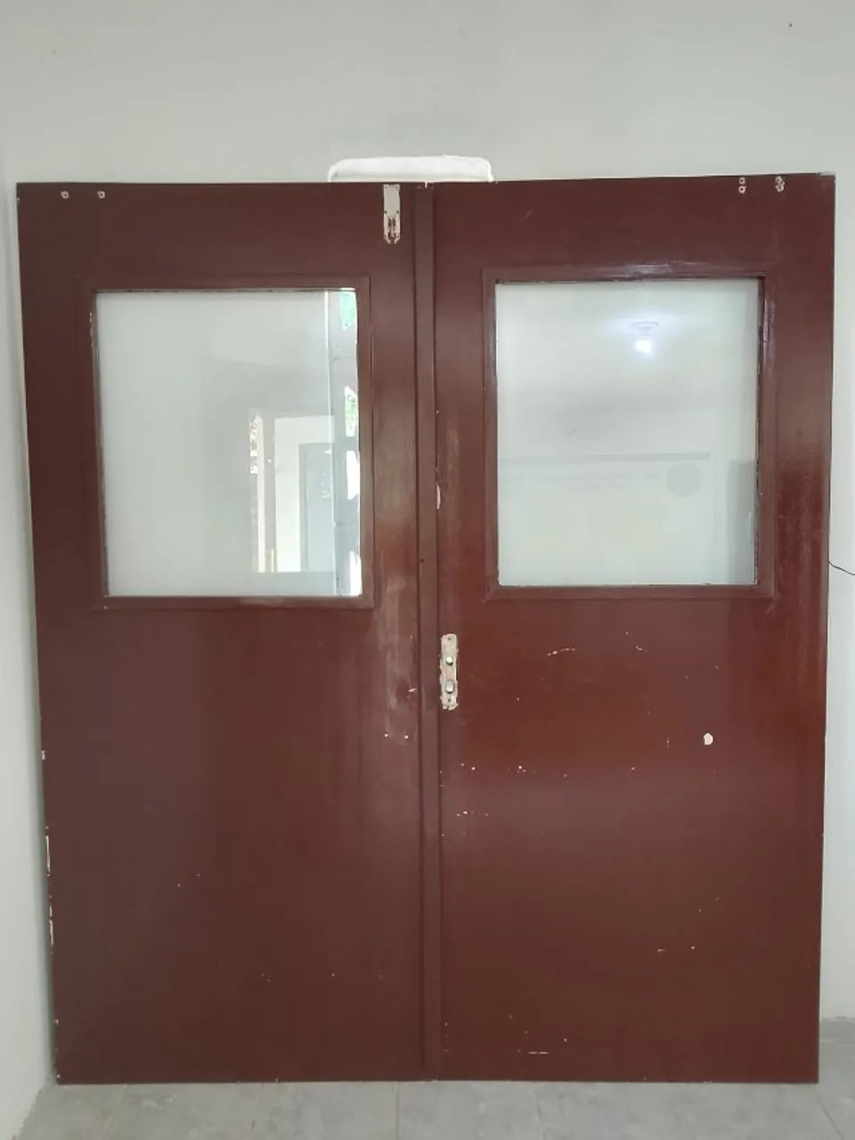 Porta Madeira com Vidro 1.80x2.10