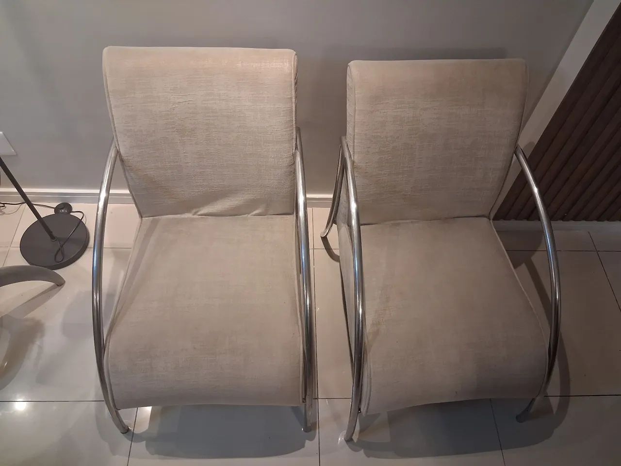 Poltronas 100% aço (as duas) - Foto 2