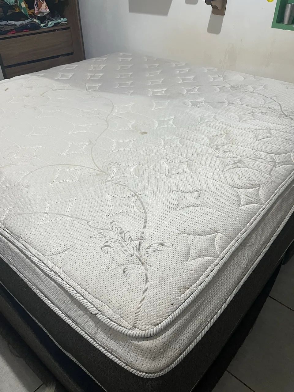 Cama Super King Completa - Excelente Estado