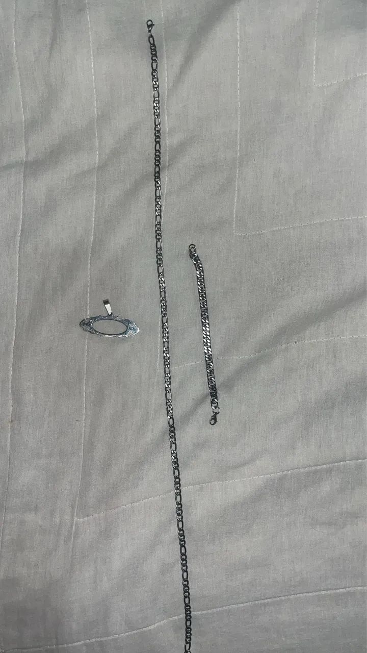 CORDÃO + PINGENTE + PULSEIRA  - Foto 3