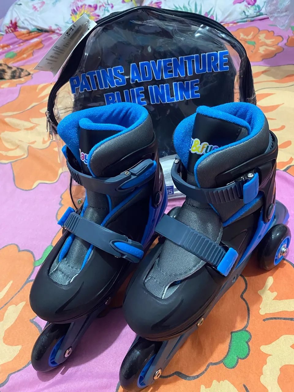Patins infantil nunca usado/ 3 rodas  - Foto 2