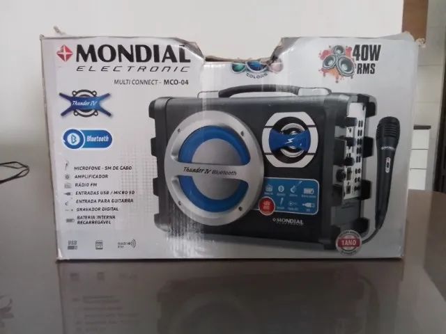Caixa de som mondial 