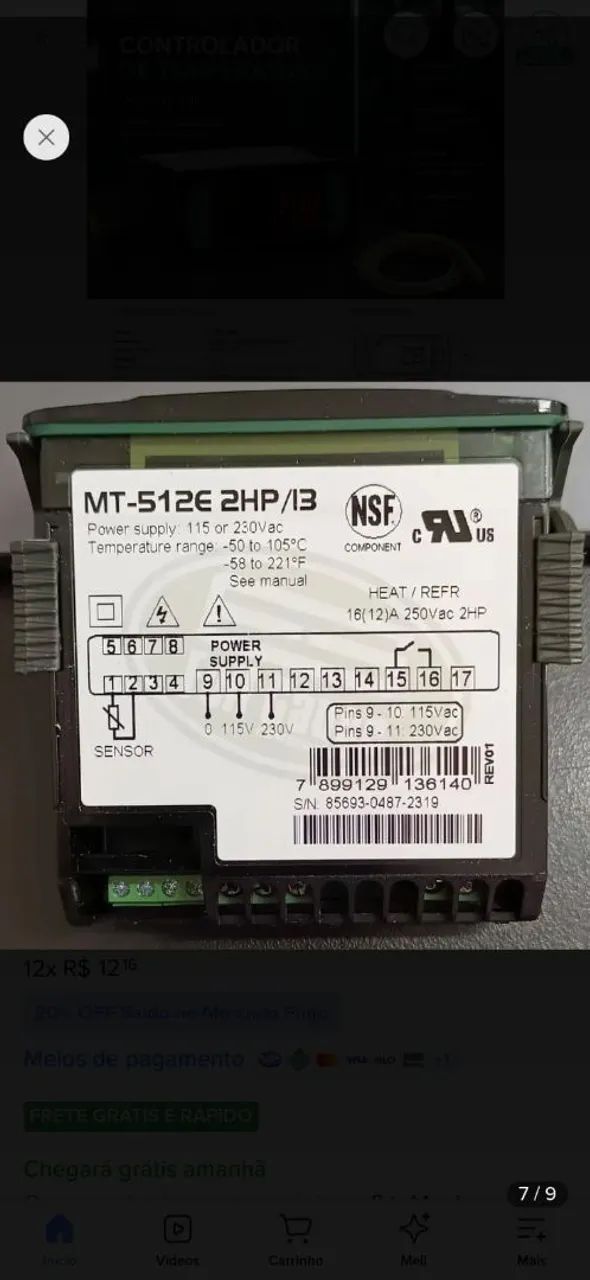Controlador de Temperatura  - Foto 2