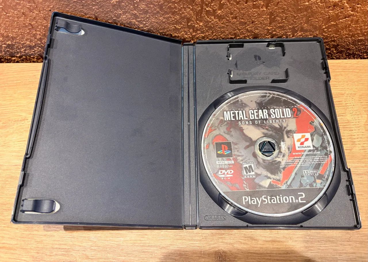 Metal Gear Solid 2 PS2 jogo original na caixa - Foto 4