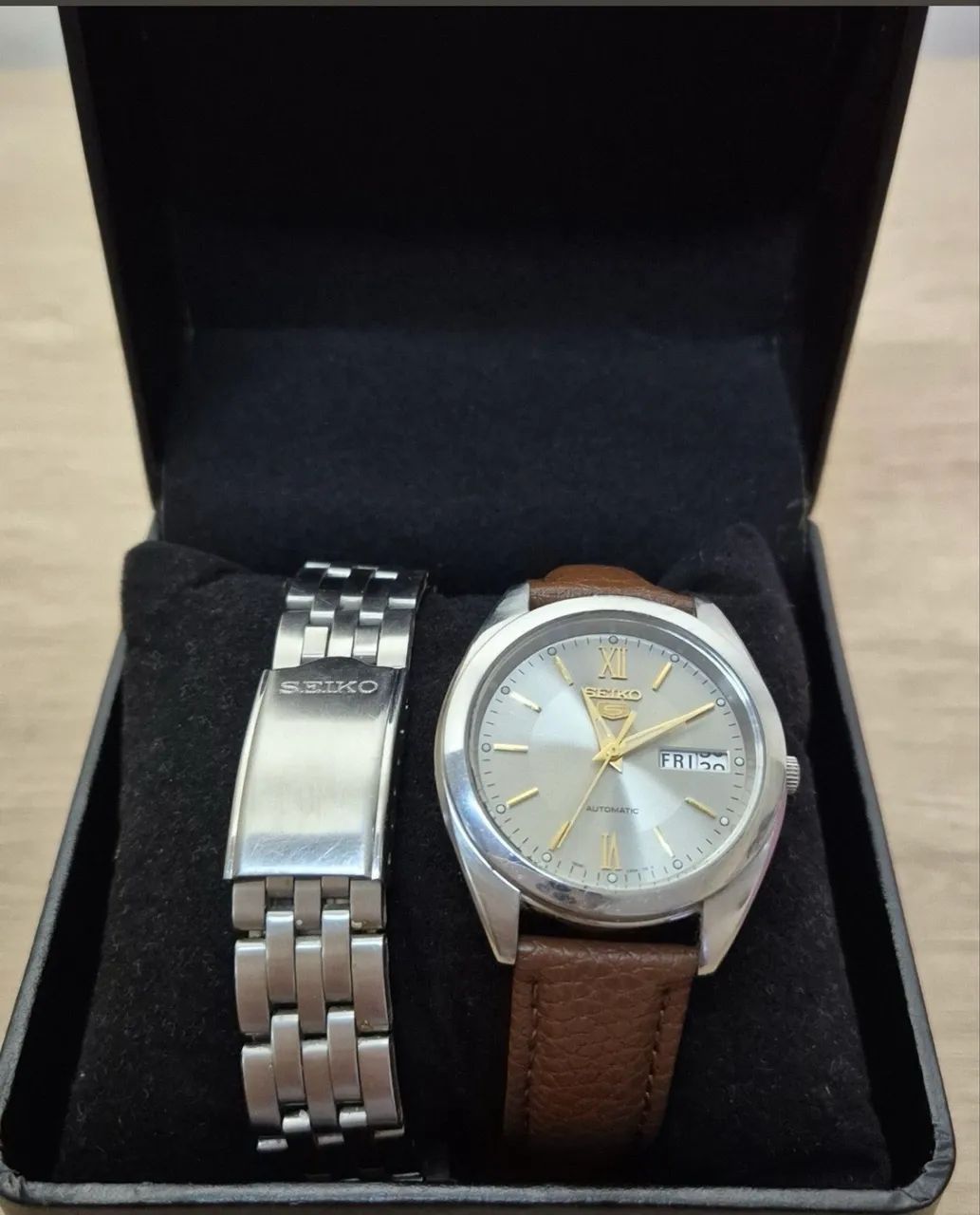 Relógio Seiko Automático SNXA03 - Revisado + 2 Pulseiras  - Foto 4