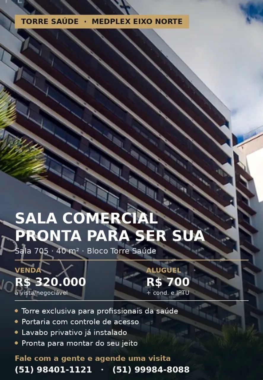 Sala Comercial pronta para ser sua