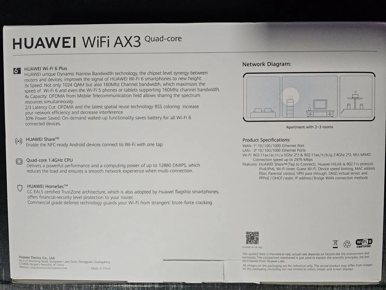 Roteador Huawei AX3 Quad-Core  - Foto 4