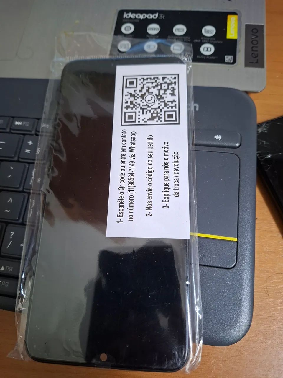 Tela do celular  A03 samsung 