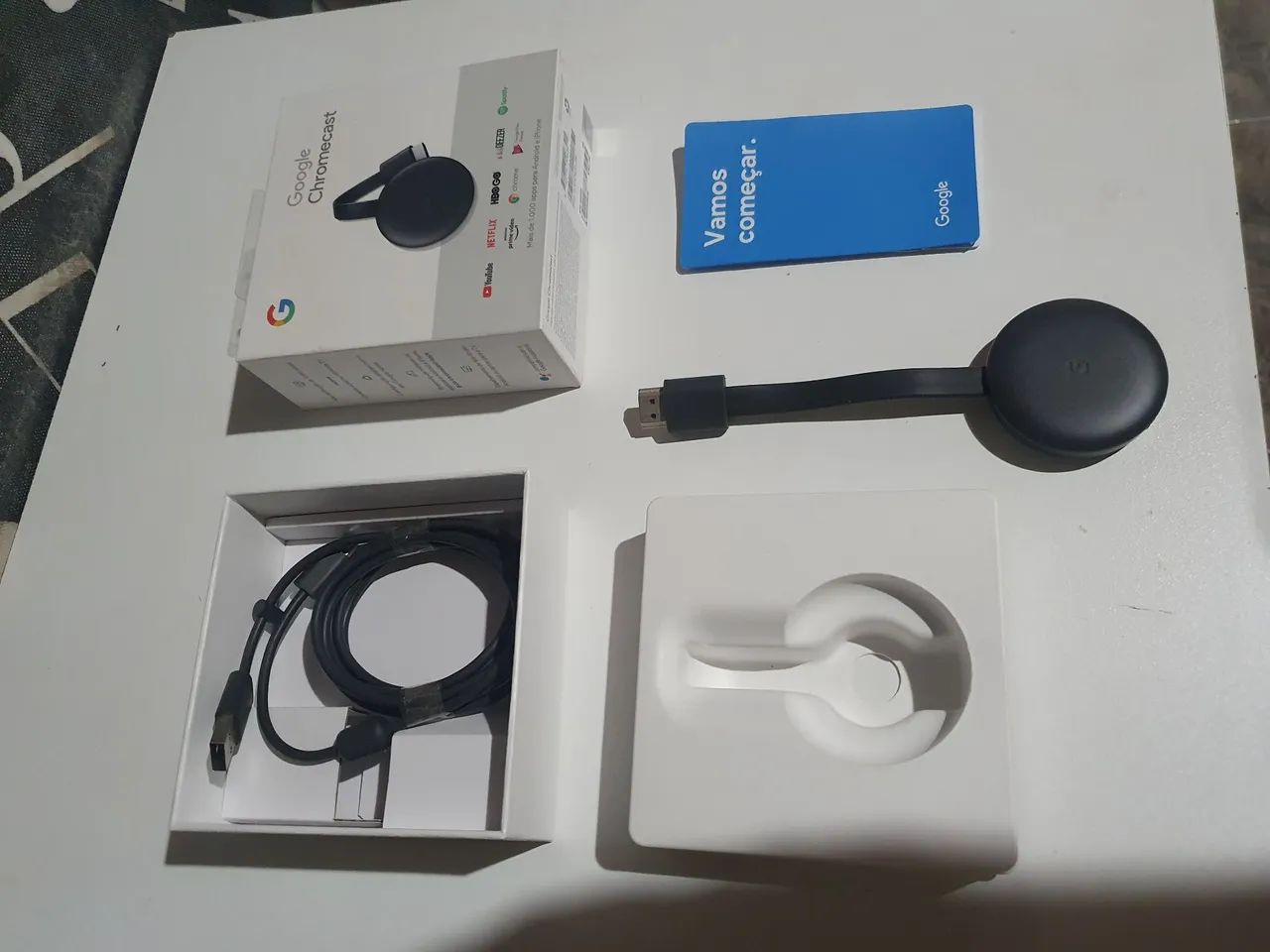 Ótimo Chromecast  Original 3° geração R$ 250,00 - Foto 4