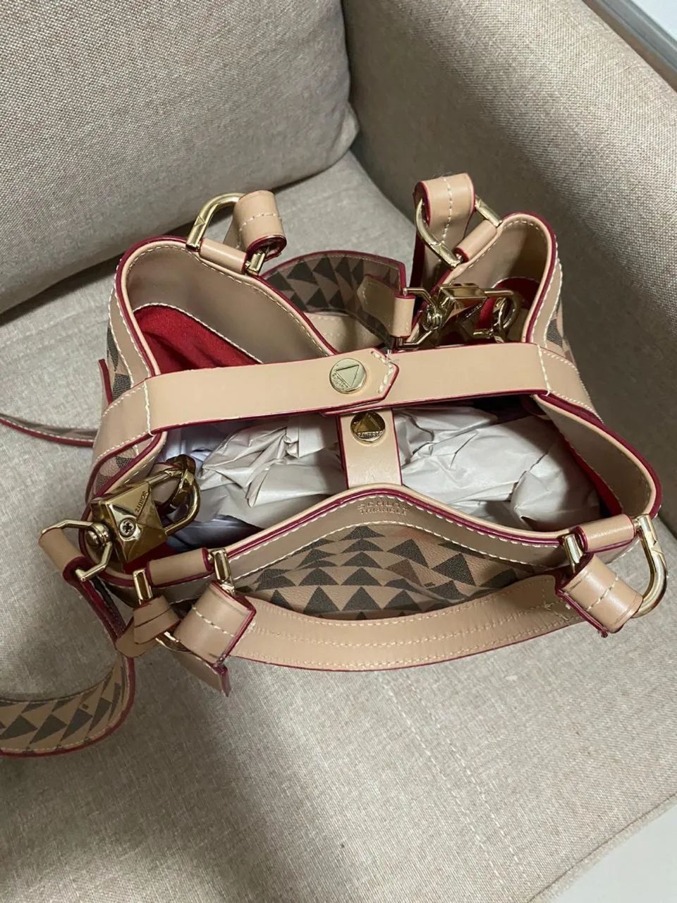 Bolsa Mini Tote Emma New Triangle Schutz - Foto 3
