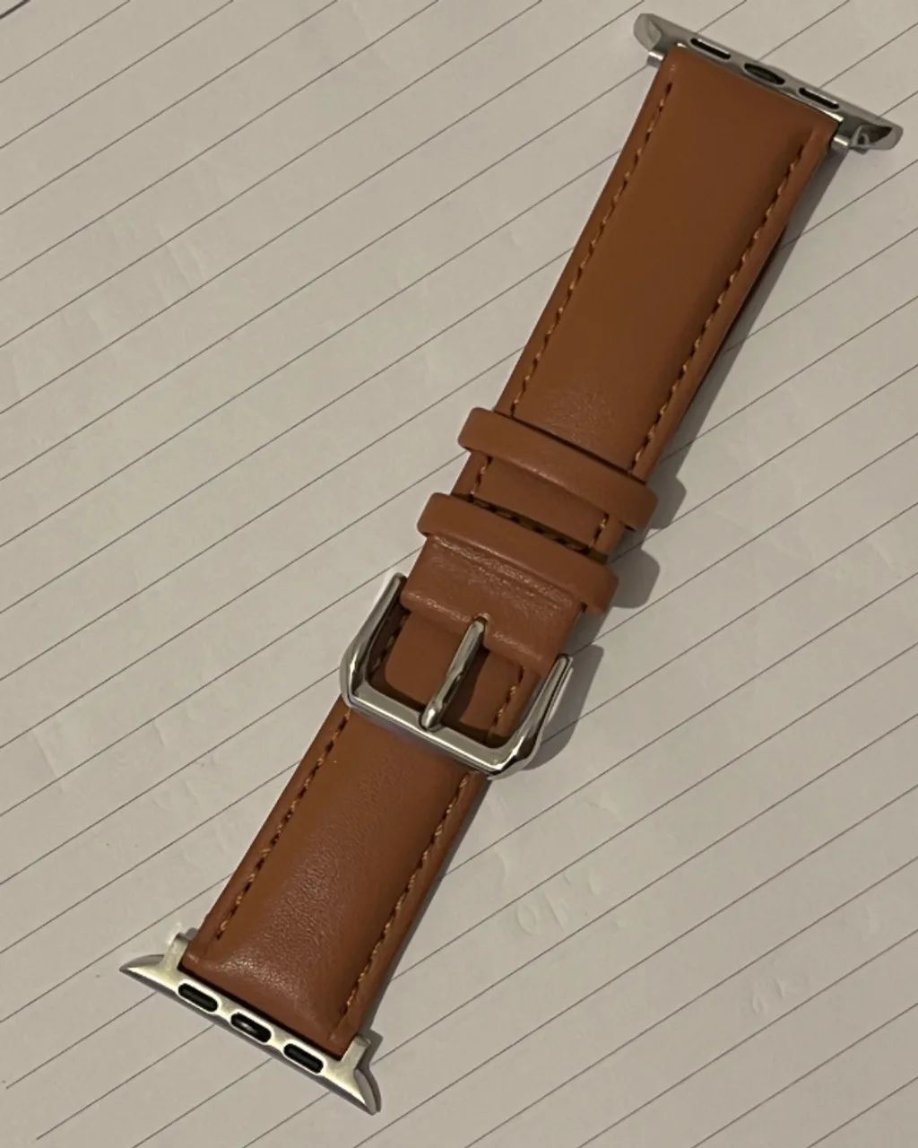 Pulseira Apple Watch Pulseira Couro SmartWatch - Foto 4