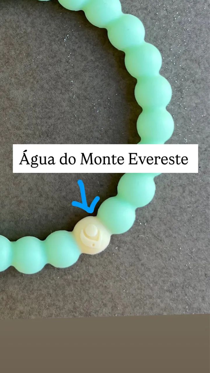 Pulseira Lokai verde- água - Foto 2
