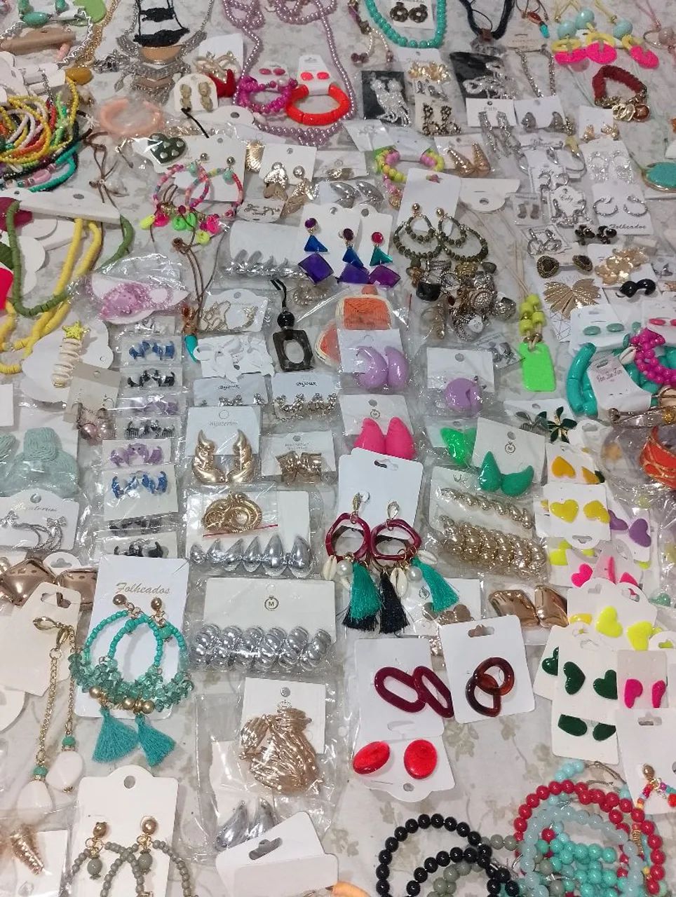 Colares brincos pulseiras lote - Foto 2