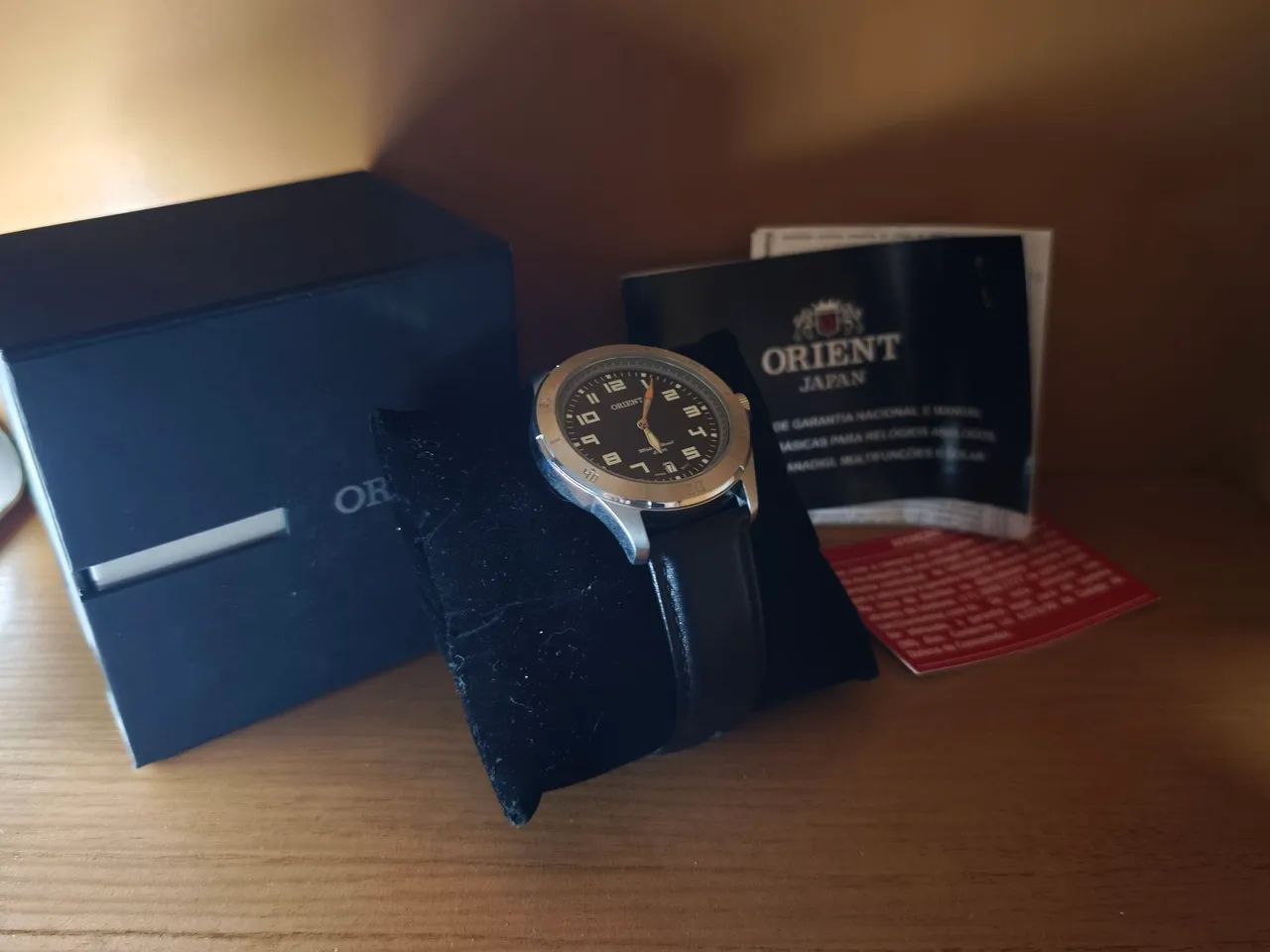 Relógio Orient Masculino Couro - Foto 3