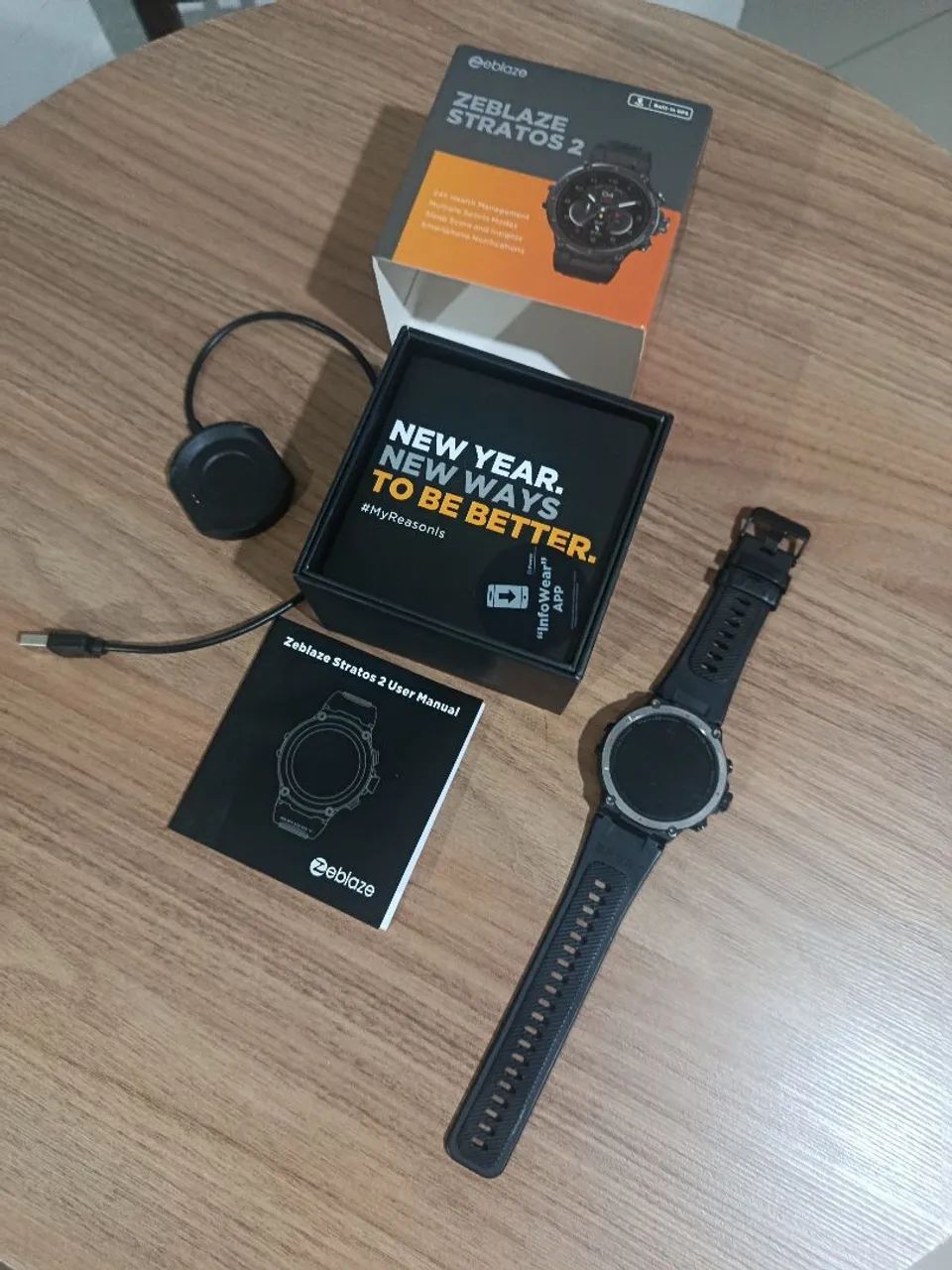 Smartwatch Zeblaze Stratos 2 completo 