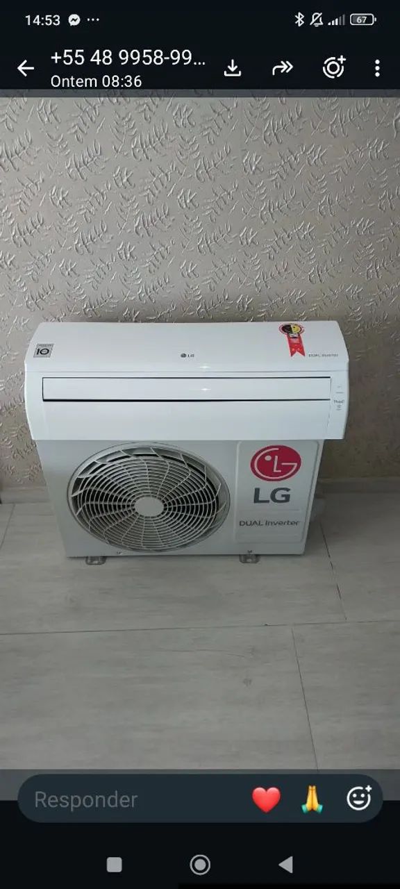 ar condicionado LG 