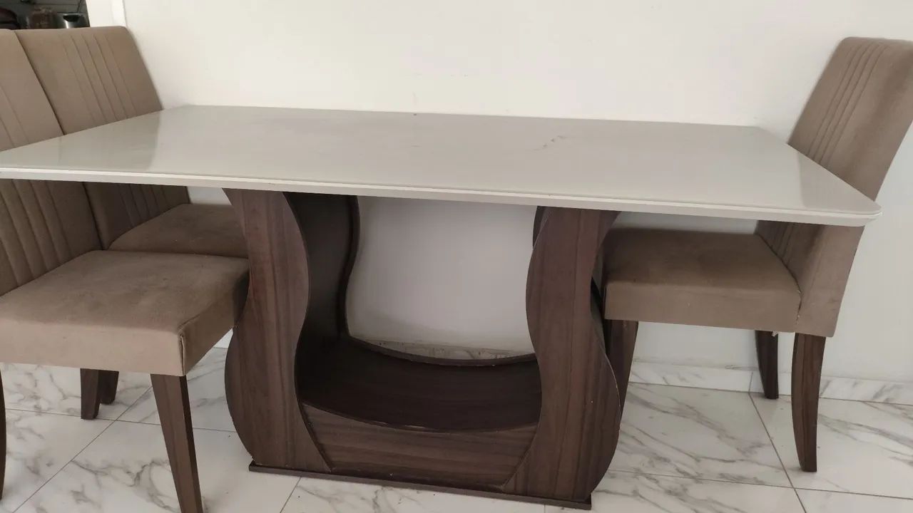 Mesa de jantar com 6 cadeiras  - Foto 3